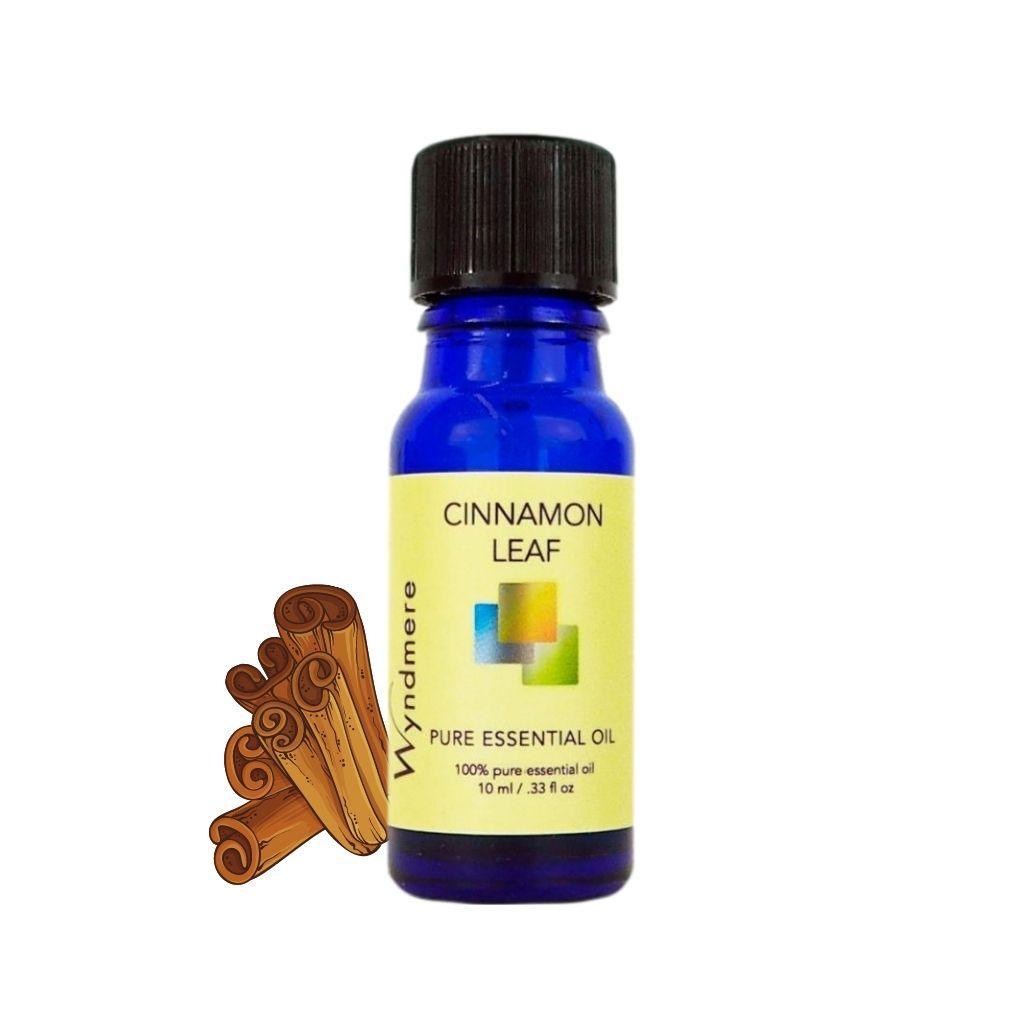 10ml Cobalt blue bottle of Cinnamon Leaf essential oil