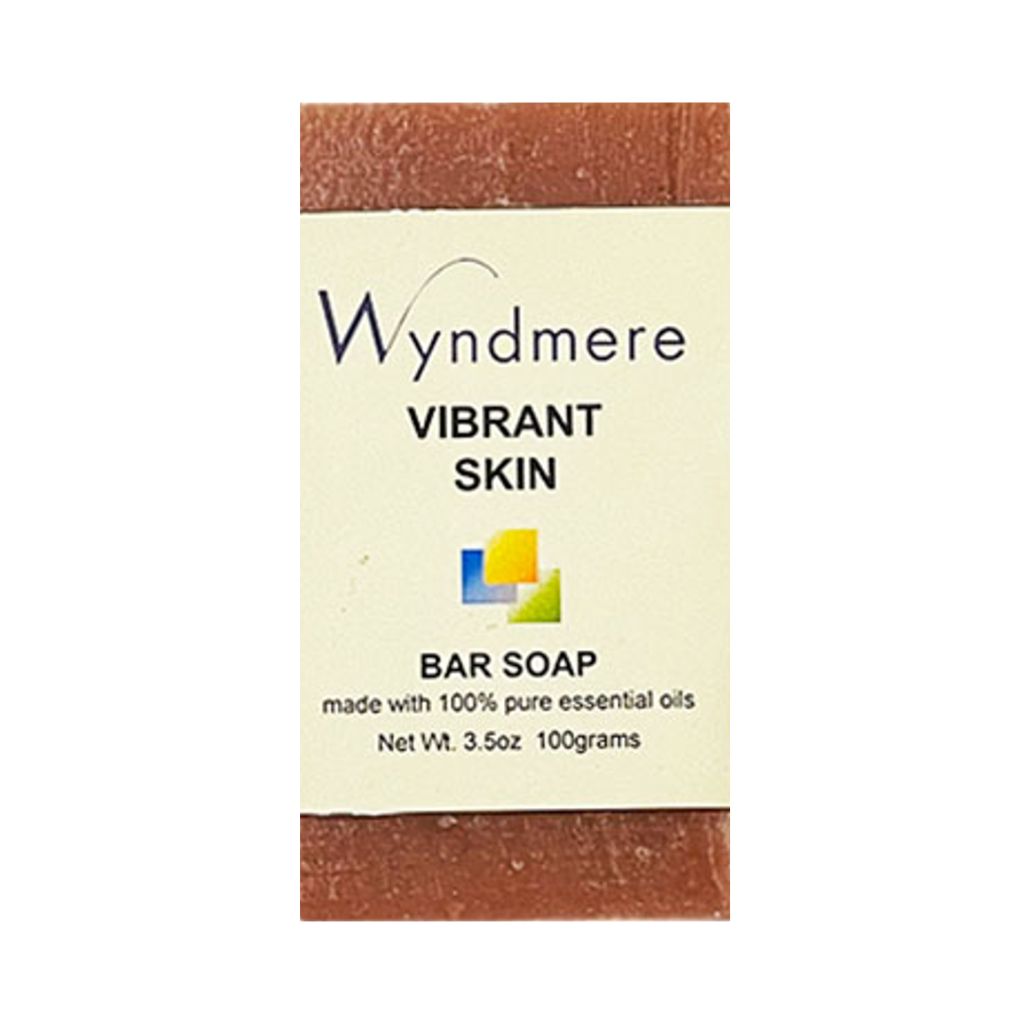 An exquisite smelling artisan bar of Vibrant Skin soap